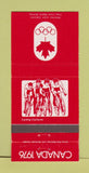 Matchbook Cover - 1976 Canada Olympics Cycling RED 30 Strike