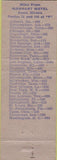 Matchbook Cover - Manhart Motel Anna IL