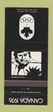 Matchbook Cover - 1976 Canada Olympics Archery BLACK 30 Strike