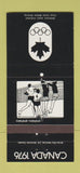 Matchbook Cover - 1976 Canada Olympics Volleyball BLACK 30 Strike