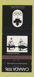 Matchbook Cover - 1976 Canada Olympics Canoeing BLACK 30 Strike
