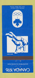 Matchbook Cover - 1976 Canada Olympics Judo BLUE 30 Strike