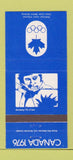Matchbook Cover - 1976 Canada Olympics Archery BLUE 30 Strike