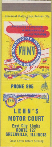 Matchbook Cover - Hotel Creedon Ottawa IL