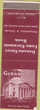 Matchbook Cover - Girard Corn Exchange Bank Philadelphia PA