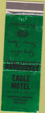 Matchbook Cover - Eagle Motel Manitou Springs CO