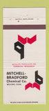 Matchbook Cover - Mitchell Bradford Chemical Milford CT 30 Strike