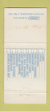 Matchbook Cover - Olsten Temp Services Norwood OH 30 Strike