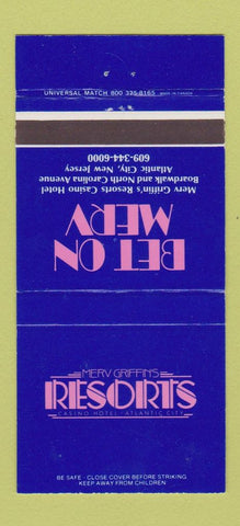 Matchbook Cover - Merv Griffin Resort Atlantic City NJ casino 30 Strike