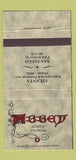 Matchbook Cover - Abbey Restaurant Atlanta GA San Diego CA 30 Strike