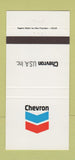 Matchbook Cover - Chevron oil gas 30 Strike