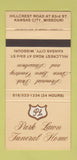 Matchbook Cover - Park Lawn Funeral Home Kansas City MO 30 Strike