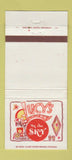 Matchbook Cover Lucy's in the Sky Restaurant Holiday Inn Cincinnati OH 30 Strike