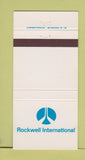 Matchbook Cover - Rockwell International 30 Strike