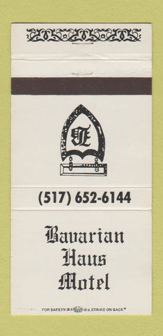 Matchbook Cover - Bavarian Haus Motel Frankenmuth MI 30 Strike