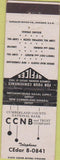 Matchbook Cover - CCNB Bank New Cumberland WORN