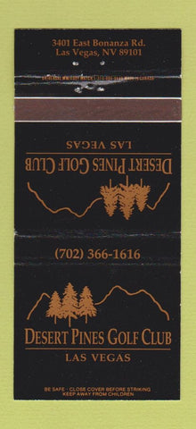 Matchbook Cover - Desert Pines Golf Club Las Vegas NV 30 Strike