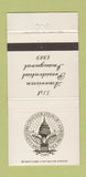 Matchbook Cover - 1989 President Inauguration George Bush 30 Strike