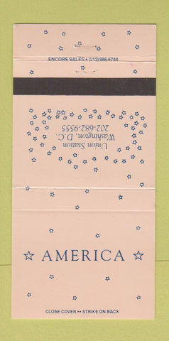 Matchbook Cover - America Washington DC 30 Strike