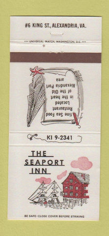 Matchbook Cover - The Seaport Inn Alexandria VA 30 Strike