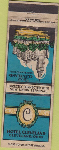 Matchbook Cover - Hotel Cleveland OH