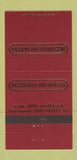 Matchbook Cover - Piccadilly Inn Hotels Fresno CA 30 Strike