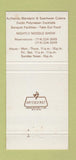 Matchbook Cover - North China Chinese Food San Diego CA 30 Strike