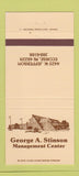 Matchbook Cover - George Stinson Management Ecorse MI 30 Strike