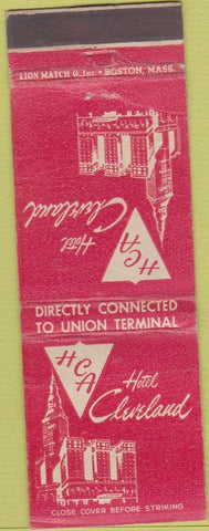 Matchbook Cover - Hotel Cleveland OH