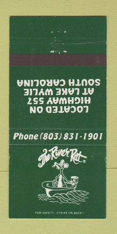 Matchbook Cover - The River Rat Lake Wylie SC 30 Strike
