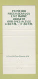 Matchbook Cover - The River Rat Lake Wylie SC 30 Strike