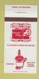Matchbook Cover - Les Brothers Restaurant 30 Strike