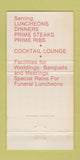 Matchbook Cover - Royal Palace Chicago Ridge IL 30 Strike