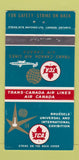 Matchbook Cover - TCA Trans Canada Airline 30 Strike