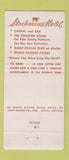 Matchbook Cover - Stockmen's Hotel Elko NV casino 30 Stick