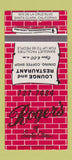 Matchbook Cover - Roger's Restaurant Santa Clara CA 30 Strike