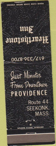 Matchbook Cover - Hearthstone Inn Seekonk MA