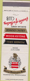 Matchbook Cover - George Washington Hotel Washington PA