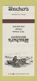 Matchbook Cover - Shucker's Restaurant Chicago IL 30 Strike