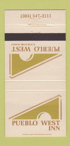 Matchbook Cover - Pueblo West Inn Colorado 30 Strike