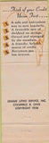 Matchbook Cover - Employees Credit Union Bedford OH