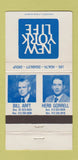 Matchbook Cover - New York Life Insurance Herb Gorrell Bill Arft 30 Strike