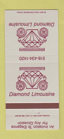 Matchbook Cover - Diamond Limousine Albany NY 30 Strike
