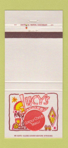 Matchbook Cover - Lucy's Corpus Christi TX 30 Strike