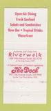 Matchbook Cover - The Dock Naples FL 30 Strike