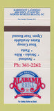 Matchbook Cover - Alabama Grill North Myrtle Beach SC 30 Strike