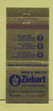 Matchbook Cover - Bob & Bill's Ziebeart Truck Rustproofing Warren OH 30 Strike