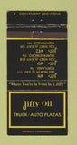 Matchbook Cover - Jiffy Oil Portland Murphreesboro Monteagle TN 30 Strike
