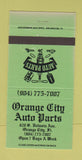 Matchbook Cover - Orange City Auto Parts Orange City FL 30 Strike