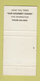 Matchbook Cover - Mr Steer Steak Canada 30 Strike